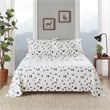Olliix Woolrich Cotton Flannel Cal King Sheet Set Cotton in Green Trees & Trucks