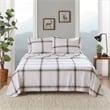 Olliix Woolrich Cotton Flannel Queen Sheet Set Cotton in Tan Plaid