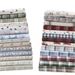 Olliix Woolrich Cotton Flannel Cal King Sheet Set Cotton in Green Plaid