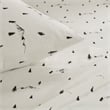 Olliix Woolrich Cotton Flannel Queen Sheet Set Cotton in Black Pine Trees