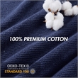 Olliix Madison Park Diagonal Ribbed 4-Piece Bath Towel Cotton in Navy