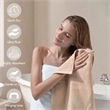 Olliix Madison Park Diagonal Ribbed 4-Piece Bath Towel Cotton in Beige