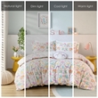 Olliix Intelligent Design Kids Lulu Full/Queen Duvet Cover Set Cotton in Purple