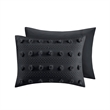Olliix Intelligent Design Lucy King/Cal King Comforter Mini Set in Black