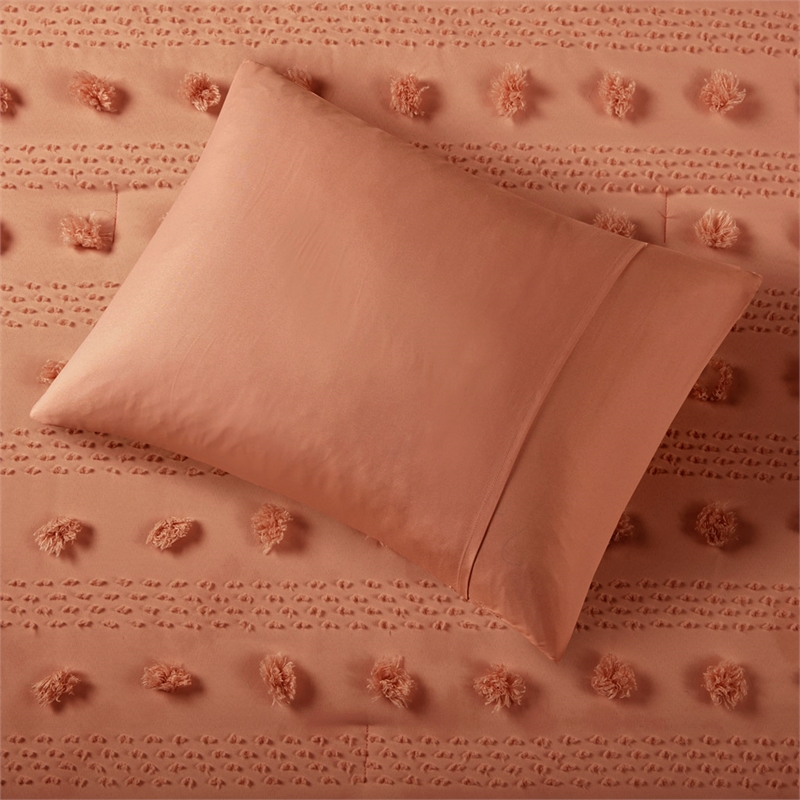 Olliix Intelligent Design Lucy Full/Queen Comforter Mini Set Polyester in Rust