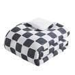 Olliix Intelligent Design Miley Full/Queen Comforter Set in Black/White