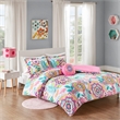 Olliix Intelligent Design Camille Full/Queen Comforter Set Polyester in Pink