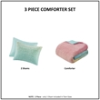 Olliix Intelligent Design Primrose Twin/Twin XL Comforter Mini Set in Aqua Multi