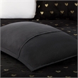 Olliix Intelligent Design Rosalie Twin/Twin XL Comforter Set in Black/Gold