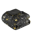 Olliix Intelligent Design Kids Celia Full/Queen Comforter Set in Charcoal/Gold