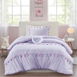 Olliix Intelligent Design Kids Tessa Full/Queen Comforter Set in Lavender