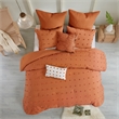 Olliix Intelligent Design Brooklyn King/Cal King Comforter Set Cotton in Rust