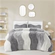 Olliix Intelligent Design Cassie Full/Queen Comforter Mini Set Polyester in Grey