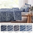 Olliix Intelligent Design Felicia Twin/Twin XL Comforter Set Polyester in Blue