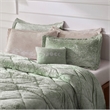 Olliix Intelligent Design Felicia Full/Queen Comforter Set Polyester in Green