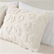Olliix Intelligent Design Larissa Full/Queen Comforter Mini Set in  Off White