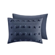 Olliix Intelligent Design Lucy Twin/Twin XL Comforter Mini Set Polyester in Navy