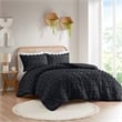 Olliix Intelligent Design Lucy Twin/Twin XL Comforter Mini Set in Black