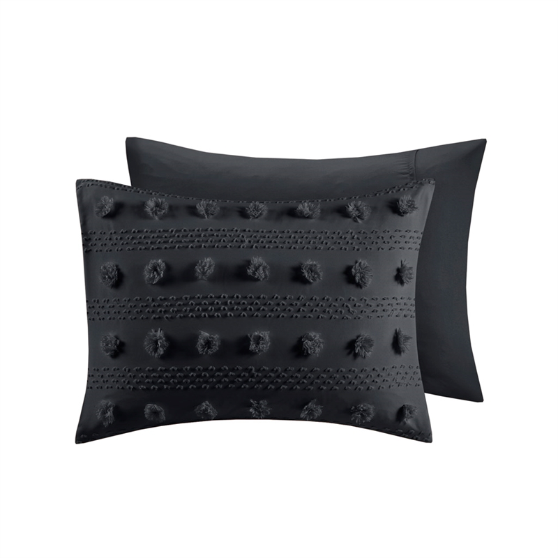 Olliix Intelligent Design Lucy Full/Queen Comforter Mini Set Polyester in Black
