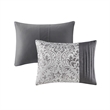 Olliix Madison Park Emilia Cal King Comforter Set Polyester in Silver