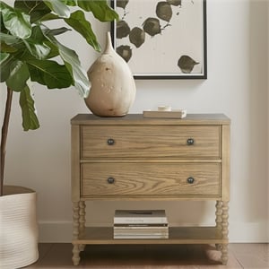Olliix Madison Park Signature Beckett Cabinet MDF/Wood in Natural
