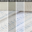 Olliix Madison Park Fraser Full/Queen Coverlet Mini Set Microfiber in Taupe/Blue