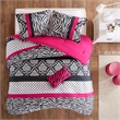 Olliix Intelligent Design Reagan King/Cal King Comforter Set Polyester in Pink