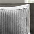 Olliix Madison Park Keaton Full/Queen Coverlet Mini Set Cotton in Grey