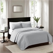 Olliix Madison Park Quebec Full/Queen Coverlet Mini Set Cotton in Grey