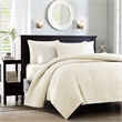 Olliix Madison Park Quebec King/Cal King Coverlet Mini Set Cotton in Cream