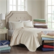 Olliix Madison Park Quebec Full/Queen Coverlet Mini Set Cotton in Khaki