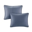 Olliix Madison Park Keaton Full/Queen Coverlet Mini Set Cotton in Navy
