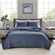 Olliix Madison Park Keaton King/Cal King Coverlet Mini Set Cotton in Navy