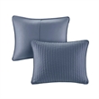 Olliix Madison Park Keaton King/Cal King Coverlet Mini Set Cotton in Navy