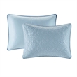 Olliix Madison Park Quebec King/Cal King Coverlet Mini Set Cotton in Blue