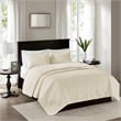 Olliix Madison Park Quebec Twin/Twin XL Coverlet Mini Set Cotton in Cream