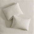 Olliix Madison Park Keaton King/Cal King Coverlet Mini Set Cotton in Cream