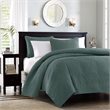 Olliix Madison Park Quebec King/Cal King Coverlet Mini Set in Balsam Green