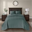Olliix Madison Park Quebec Queen Bedspread Set Cotton in Balsam Green