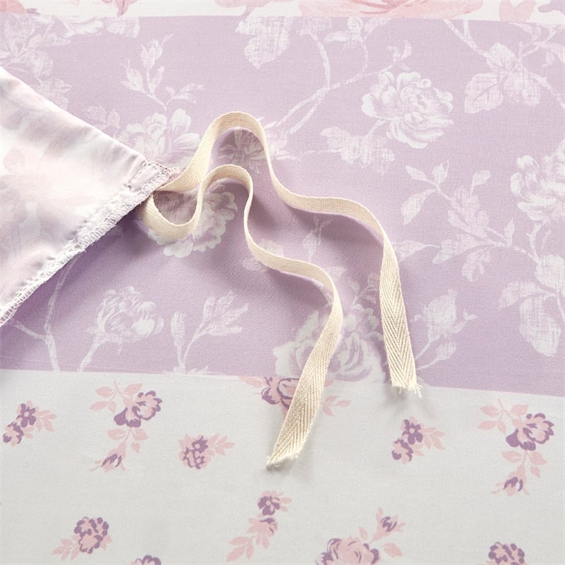 Olliix Intelligent Design Oliena Full/Queen Duvet Mini Set Polyester in Pink