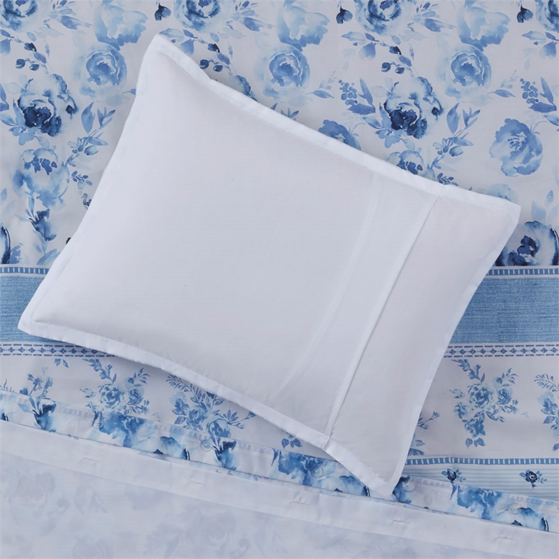 Olliix Intelligent Design Christa Full/Queen Duvet Mini Set Polyester in Blue