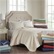 Olliix Madison Park Quebec King/Cal King Coverlet Mini Set Cotton in Grey