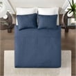 Olliix Madison Park Quebec Full/Queen Coverlet Mini Set Cotton in Navy