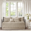 Olliix Madison Park Tuscany Daybed Daybed Cover Set Microfiber in Khaki