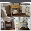 Olliix Madison Park Signature Beckett MDF/Wood Nightstandin Natural