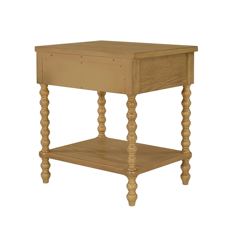 Olliix Madison Park Signature Beckett MDF/Wood Nightstandin Natural