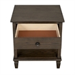 Olliix Madison Park Signature Victoria MDF/Wood Nightstandin Antique Brown