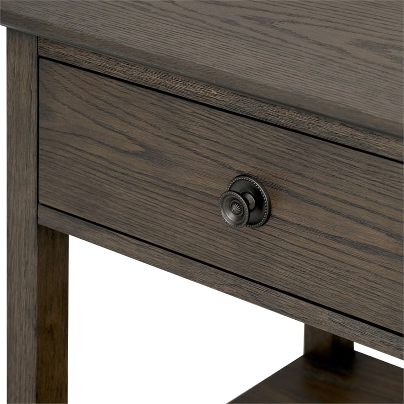 Olliix Madison Park Signature Victoria MDF/Wood Nightstandin Antique Brown