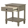 Olliix Madison Park Signature Victoria MDF/Wood Nightstandin Reclaimed Grey