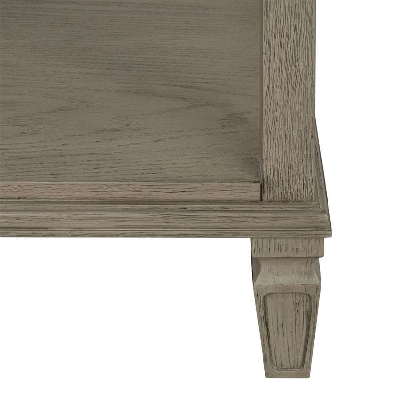 Olliix Madison Park Signature Victoria MDF/Wood Nightstandin Reclaimed Grey